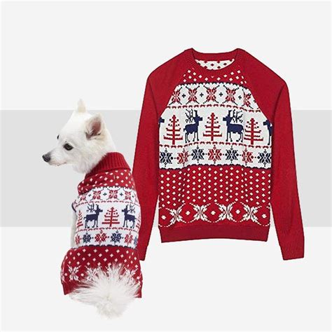 16 Cute Matching Dog Christmas Sweaters for Dogs and Owners 2021