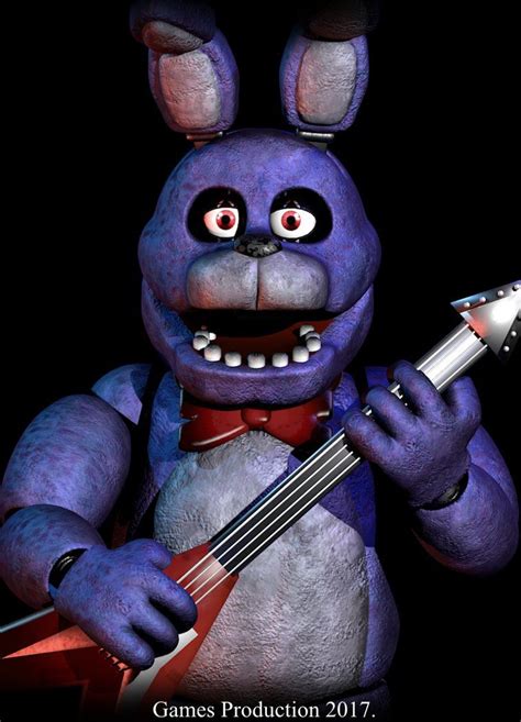 Bonnie - Poster by GamesProduction | Fnaf jumpscares, Fnaf, Fnaf characters