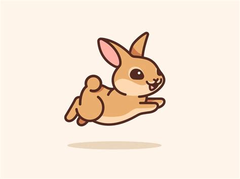 Bunny Jumping | Bunny drawing, Rabbit illustration, Cute bunny cartoon