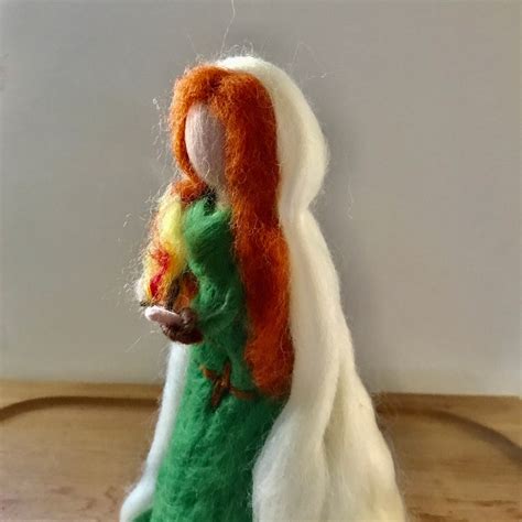 Brigid Goddess Imbolc / St Brigid Needle Felt Standing - Etsy