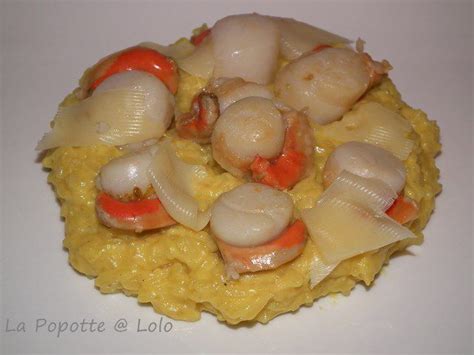 Risotto au Safran et Noix de St Jacques au thermomix - La popotte @ lolo