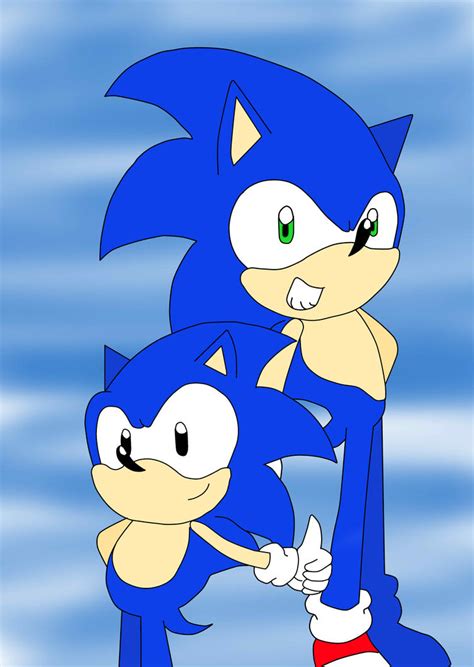 Classic and Modern - Sonic by Kira-439-Star on DeviantArt