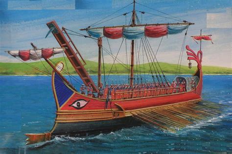 The Quinqueremes were originally Carthaginian ships... | Sutori