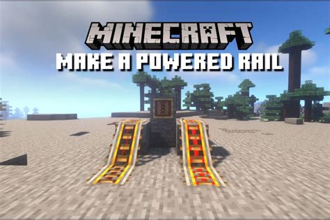 How to Make Powered Rail Using Redstone in Minecraft | Beebom