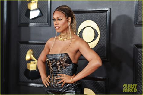 E! Host Laverne Cox Glows With Golden Makeup on Grammys 2023 Red Carpet: Photo 4889343 | Grammys ...