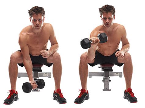 Three superior bicep curls - Men's Health