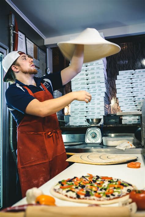 Free photo: Man Making Pizza Dough - Adult, Pizzeria, Making - Free Download - Jooinn