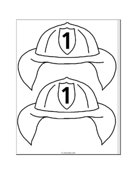 Free Fre Printable Coloring Page Fire Hat, Download Free Fre Printable ...