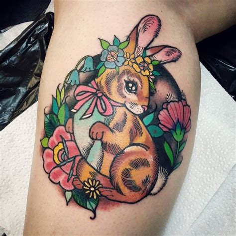 My pet bunny tattoo amie lee 13 shinko tattoo brisbane australia | Bunny tattoos, Tattoos ...