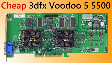 3dfx Voodoo 5 5500 Retro Gaming on a budget - YouTube