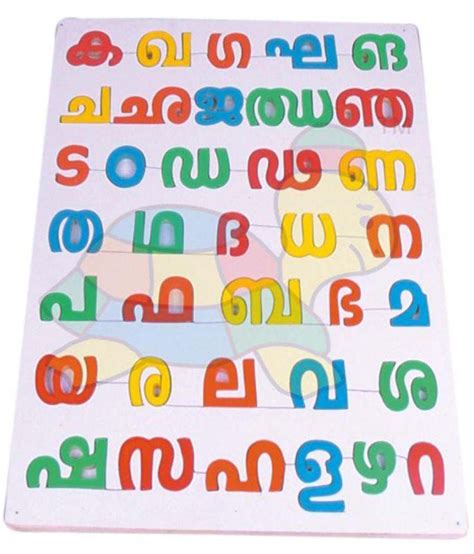 Little Genius Multicolour Wooden Malayalam Alphabets - Buy Little Genius Multicolour Wooden ...