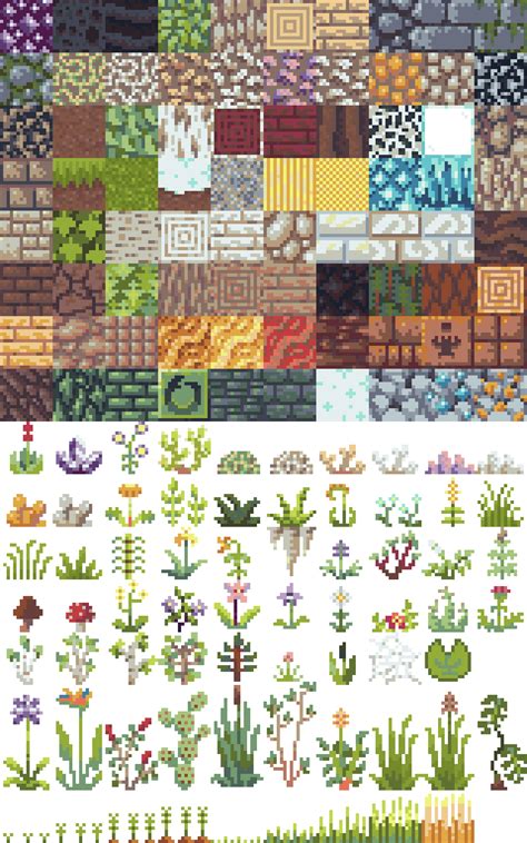 16x16 Block Texture Set | OpenGameArt.org