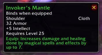 New Invoker's Mantle and Invokers Cord. : r/classicwow