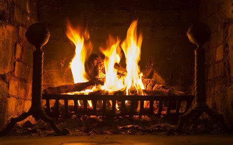 Download Log Fire Photography Fireplace HD Wallpaper