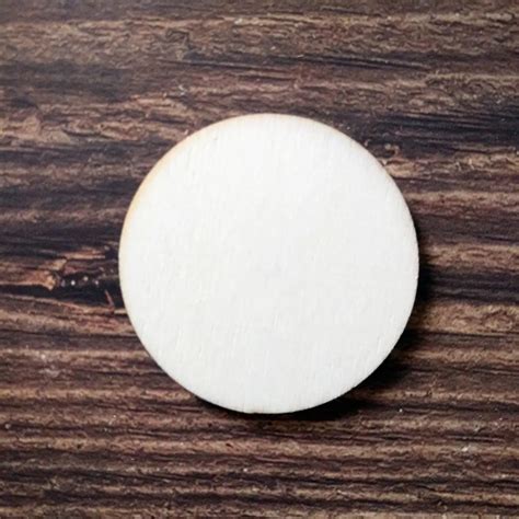 4 inches Blank Unfinished Wood Coaster Round Natural Wooden Coasters ...