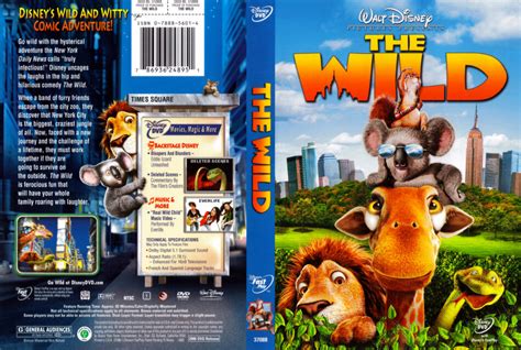 The Wild (2006) R1 - Cartoon DVD - CD Label, DVD Cover, Front Cover