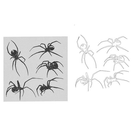 Spider tattoo stencil | Tattoo stencils, Spider tattoo, Stencils