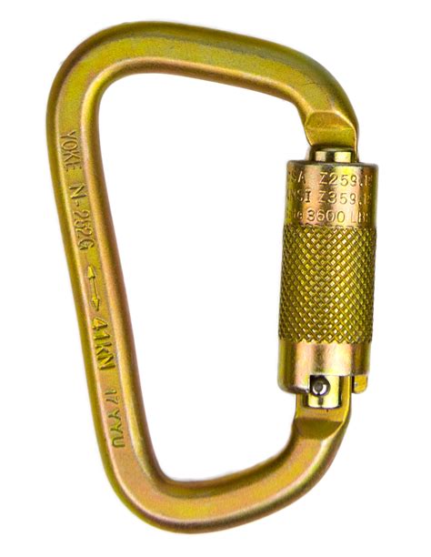 Guardian High Strength Double-Locking Steel Carabiner, 01837