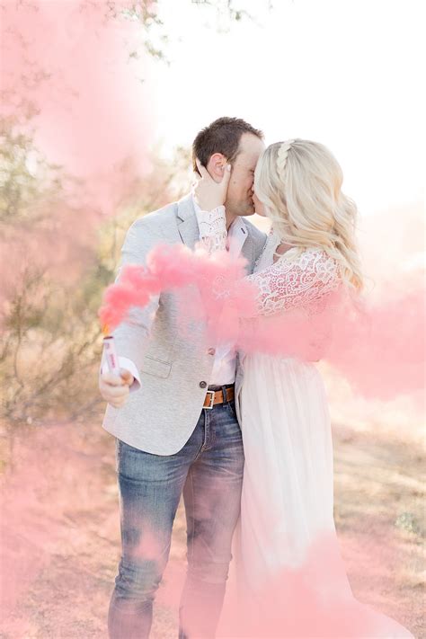 Smoke Bomb Gender Reveal and Anniversary Session by Amy and Jordan