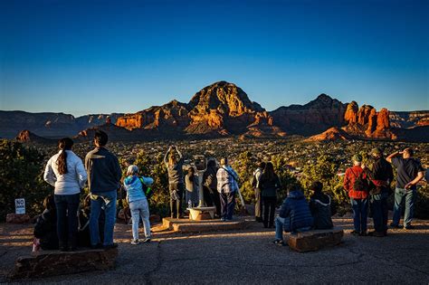 Sedona Sunsets at Sedona Airport Scenic Lookout - SedonaBizMag.com