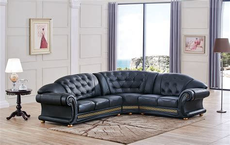 Apolo Sectional Black, Sectionals, Living Room Furniture