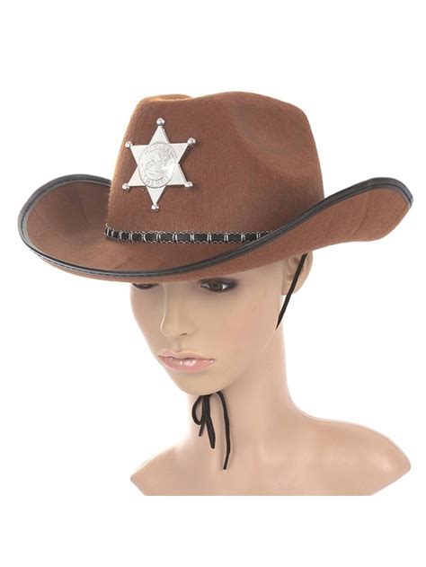 Cowboy Western Wild Hat Fancy Dress Halloween Party Costume Props Gift ...