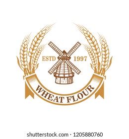 Flour Mill Logo Photos, Images & Pictures | Shutterstock