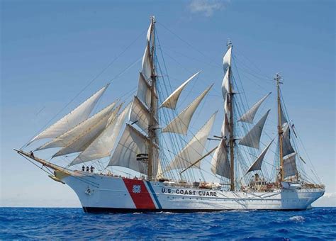 Man Overboard from U.S. Coast Guard Sail Training Ship 'Eagle' in Ireland