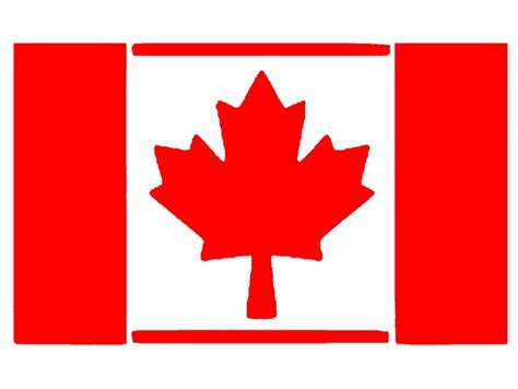 Canadian Flag stencil by Longquang - Thingiverse