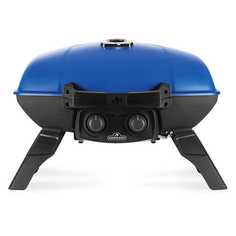 Napoleon TQ285-BL TravelQ Portable Propane Gas Tabletop Grill, Blue - Walmart.com - Walmart.com