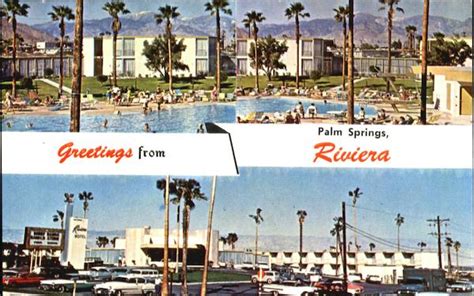 Greetings From Riviera Hotel Palm Springs, CA