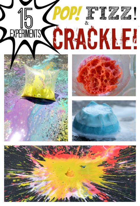 15 Science Experiments that POP, FIZZ and CRACKLE