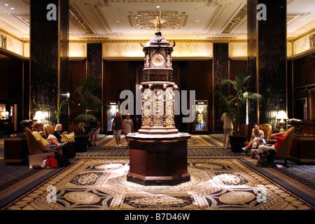 Lobby of the Waldorf Astoria Hotel, New York City, USA Stock Photo - Alamy