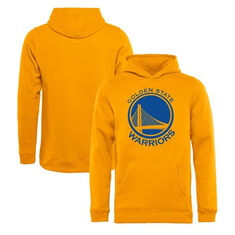 Fanatics Branded Golden State Warriors Youth Gold Primary Logo Pullover ...