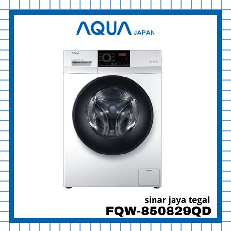 MESIN CUCI AQUA FQW-850829QD FRONT LOADING 8.5 KG | Lazada Indonesia