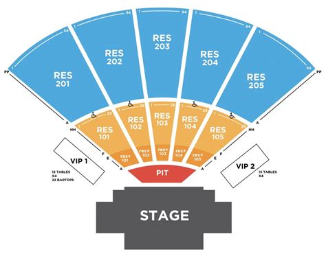 Seating Chart - Ozarks Amphitheater