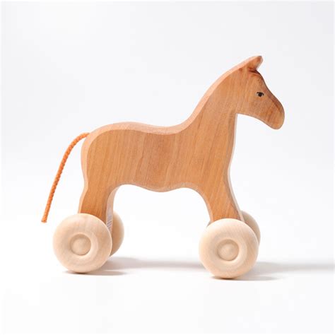 toddler push and pull toys for natural play at The Wooden Wagon