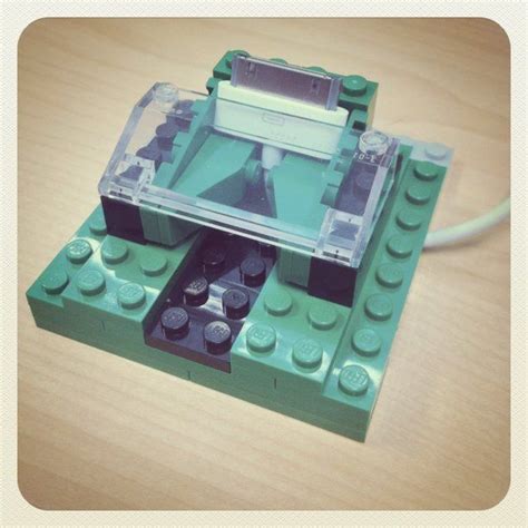 My first prototype LEGO iPhone dock, for use with my Brickcase. What do you think?