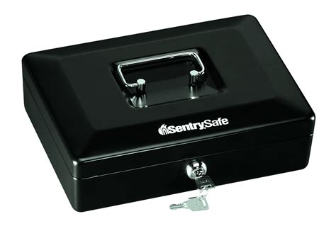 Home Cash Box Security Safe, Sentrysafe Jewelry Money Drawer w/ Key Lock, Black | eBay