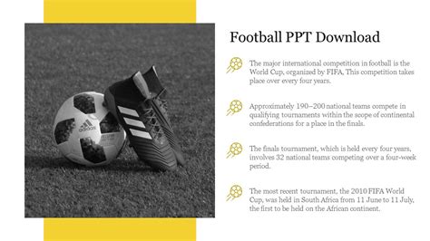 Editable Football PPT Download Presentation Template in 2022 | Ppt, Presentation templates ...