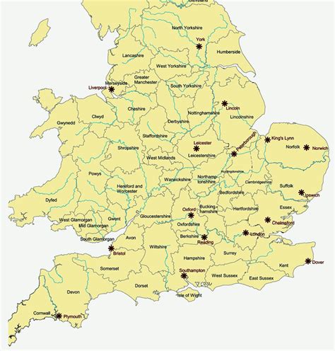 England County Boundaries