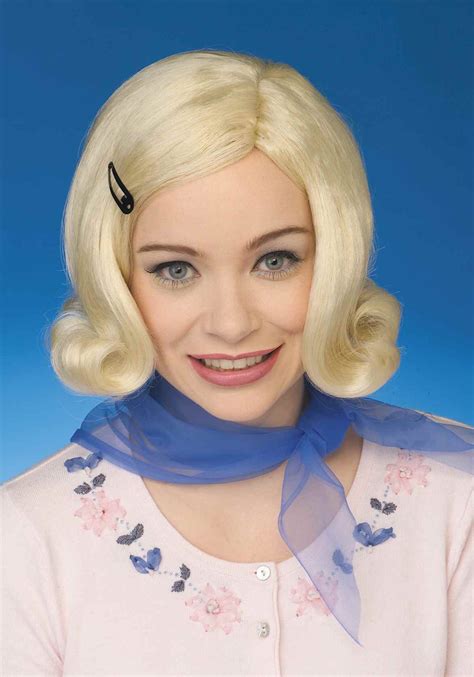 50s Bopper Blond Women's Wig