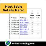 Excel Pivot Table Troubleshooting – Contextures Blog