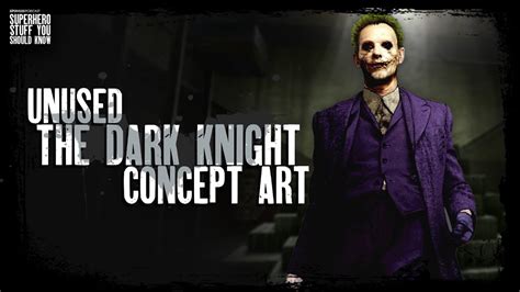 The Unused Dark Knight Concept Art - YouTube