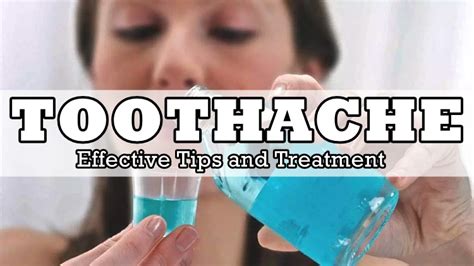 TOOTHACHE - Effective Tips and Treatment For Toothache