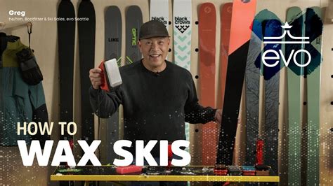 How to Wax Skis - YouTube