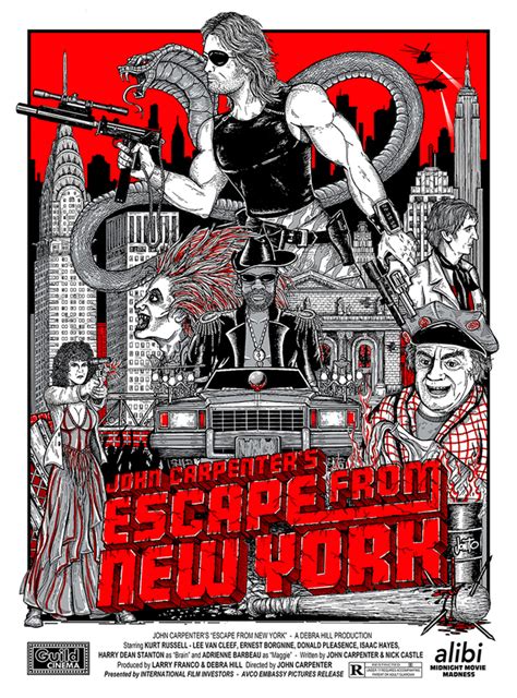 ESCAPE FROM NEW YORK MOVIE POSTER — JON SANCHEZ CREATIVE