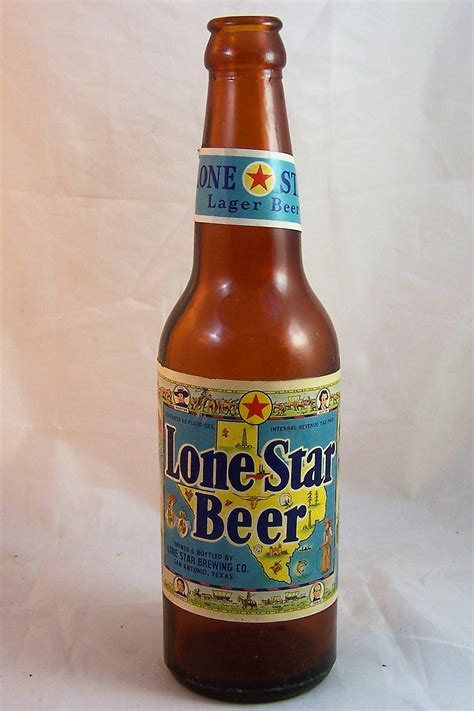 Lot Detail - Lone Star IRTP Long Neck Beer Bottle with Neck Label