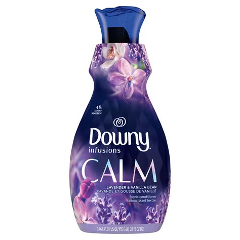 Downy Infusions Liquid Fabric Softener, Calm, Lavender & Vanilla Bean, 32 fl oz - Walmart.com