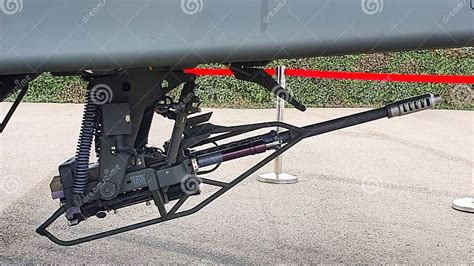 M230 Chain Gun Mounted on a Boeing AH-64D Apache Attack Helicopter ...